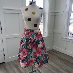 Beautiful fun floral long skirt!!